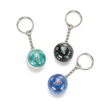 LLAVEROS MINI BOLA BRUJULA